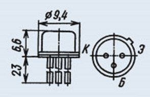 Transistors silicon 2T708B USSR 3 pcs N2
