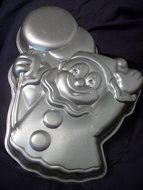 Wilton Cake Pan: Circus Clown (502-3193, 1981) N2