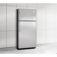 Frigidaire FFHT1817L 18.2 Cubic Foot Top Freezer Refrigerator with Store-More Organization System and, Stainless... N6