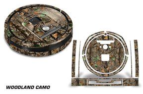 Skin Decal Wrap For iRobot Roomba 980 Vacuum Stickers Accessory Kit WOODLAND