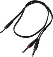 Monoprice 601051 1-Meter/3-Feet 1/4-Inch TRS Male to Two 1/4-Inch TS Male Insert Cable N3