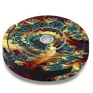 Skin Decal Vinyl Wrap For IRobot Roomba 650 655 Vacuum / Trippy Floral Swirl