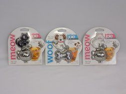 Joie Dog "Woof" and "Meow" White Cat and "Meow" Black Cat Tea Infuser Bundle