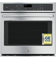 GE Cafe Series 30" Stainless Steel Built-In Convection Wall Oven N6