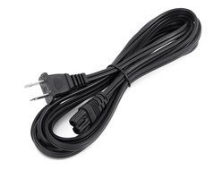 Aurum Cables UL Approved 10 Feet Slot Power Cord ,2 Prong Figure 8 Power Cord Non Polarized Power Cable NEMA 1... N2