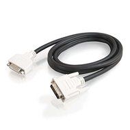 C2G / Cables To Go 26913 DVI-D M/F Dual Link Digital Video Extension Cable (1 Meter, Black) N2