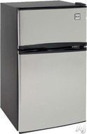 Avanti RA3136SST 2 Door Cycle Refrigerator, 3.1 cu. ft., Stainless Steel