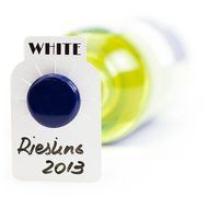 120 Dual labeled erasable Wine cellar tags ID (100 Red/White + 20 Rose/Rose) for wine bottles identification N9