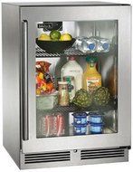 Perlick Signature Series Panel Ready-Glass, Right Hinge Door Swing 24 Inch Built-in Undercounter Refrigerator