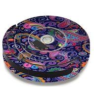 Skin Decal Vinyl Wrap For IRobot Roomba 650 655 Vacuum / Purple Paisley
