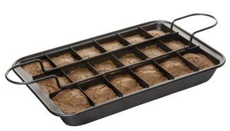 Slice Solutions 11-by-7-Inch Precut Brownie Pan Set N4