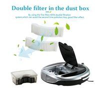 Robotic Vacuum Cleaner with Remote Control and Self Charging Technology Professional Automatic Cordless Carpet... N17