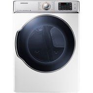 Samsung DV56H9100EW 9.5 Cu. Ft. Front-Load Electric Steam Dryer with Dual Heaters, White N2