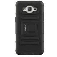 Galaxy Grand Prime Case, HLCT Rugged Shock Proof Dual-Layer PC and Soft Silicone Case With Built-In Kickstand... N17