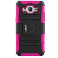 Galaxy Grand Prime Case, HLCT Rugged Shock Proof Dual-Layer PC and Soft Silicone Case With Built-In Kickstand... N19
