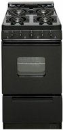 20 in. 2.42 cu. ft. Gas Range in Black