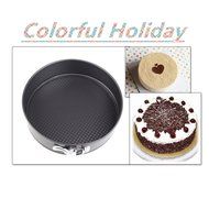 Set of 3 Springform Cake Tin Nonstick Baking Pan DIY Heart/Round/Square Shaped Birthday Cake Molds-Enjoy your...