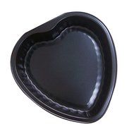 Ancdream Housewares Premium Carbon Steel Non Stick Cake Baking Bakeware Heart Cake Pans Trays Dishes Red Color... N4