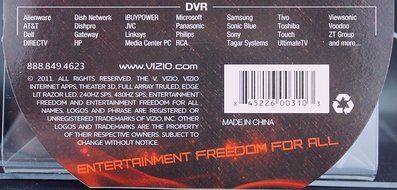 VIZIO XRU9M Universal Home Theater Remote (Black) (Discontinued by Manufacturer) N8