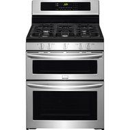 Frigidaire FGGF304DPF Gallery 30" Stainless Steel Gas Sealed Burner Double Oven Range N5