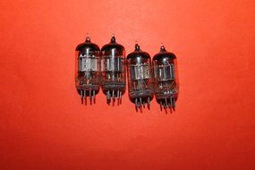 Tube, lamp 6H2P analogue EAA91, 6AL5, CV283 USSR 4 pcs N2