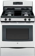 GE JGB630REFSS 30" Gas Freestanding Range with 4 Burners, Sealed Burner, 5 cu. ft. Primary Oven Capacity, in Stainless...