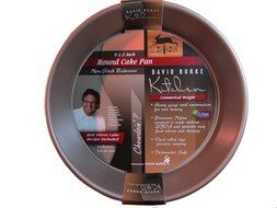 Commercial Weight Round 9&quot;x 2&quot; Cake Pan: David Burke Kitchen: Non-Stick Bakeware