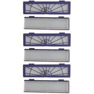 Qisc 6PC Filter + 3PC Side Brushes Replacement for Neato Botvac 70e 75 80 856PC Filter + 3PC Side Brushes Replacement... N2