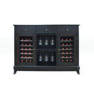 Vinotemp VNTVT-CAVA2D-RM Cava 36-Bottle Dual-Zone Thermoelectric Wine Credenza, Rich Maple