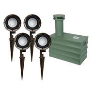 SpeakerCraft Boom Tomb 10" In-Ground Subwoofer with OG-Three Landscape Speakers - 2 Pairs N2