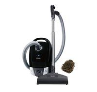 Miele C2 Onyx Bags Vacuum Compact Canister Cleaner, Obsidian Black (Complete Set) w/ Bonus: Premium Microfiber...