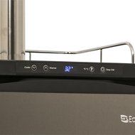 EdgeStar Full Size Dual Tap Kegerator with Digital Display - Black and Stainless Steel N2