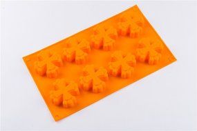 8 Cavity Cross Shape Silicone Handmade DIY Cake Chocolate Jello Pudding Ice Mold 3D Soap Mold N6