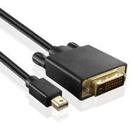 TNP Mini DisplayPort (MiniDP/mDP/Thunderbolt Port Compatible) to DVI Cable Video Adapter Converter Cord (6 Feet) N7