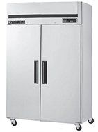 Reach In Cooler, Two Stainless Steel Doors, Maxx Cold