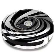 Skin Decal Vinyl Wrap For IRobot Roomba 650 655 Vacuum / Swirl, Vortex