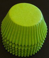 50 Lime Green Cupcake Liners Baking Cups STANDARD SIZE BC-35-50