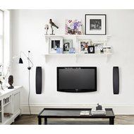 Jamo A 804 3-Way LCR Wall Mounted Leather-Bound Speaker - Each (Black) (Discontinued by Manufacturer) N3