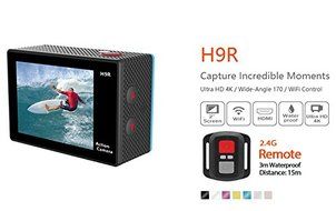 WIiFi Waterproof Action Camera,Underwater Video Camera 1080P FHD 12MP 2.0 Inch Bundle With 2 Batteries and FREE... N8
