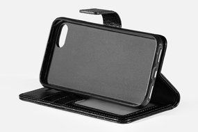 iPhone 7 Case, [4.7 Inch] HLCT PU Leather Case, With Soft TPU Protective Bumper, Built-In Kickstand, Cash And... N15