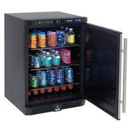 Avanti AR5102SS All Refrigerator, 24&quot;/5.1 cu. ft., Stainless Steel