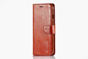 iPhone 7 Case, [4.7 Inch] HLCT PU Leather Case, With Soft TPU Protective Bumper, Built-In Kickstand, Cash And... N17