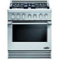 DCS RGV305N Professional 30" Stainless Steel Gas Sealed Burner Range - Convection