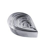 MuLuo Stainless Steel Drop Cake Jelly Bread Mold Cookie Biscuit Cutter Set N2