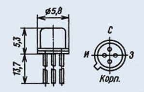 Transistors silicon KP303I analogue 2N3822 USSR 20 pcs