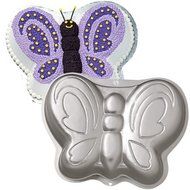 Wilton BUTTERFLY Cake Tin Baking Pan instructions and insert princess
