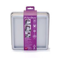 PushPan Round 6 by 2-Inch Aluminum Cake Pan, Silver N4