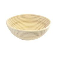 Traditional Round Natural Ratan Wooden Bread Dough Banneton Proving Rising Basket Bowl- 1KG- By Kurtzy TM N4