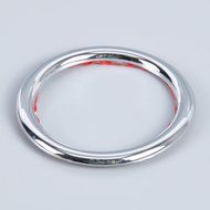 ABS Chrome Audio Speaker Stereo Decorative Ring Cover Loop N2
