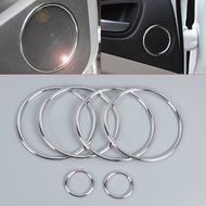 ABS Chrome Audio Speaker Stereo Decorative Ring Cover Loop N3
